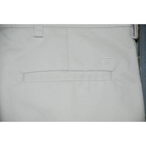 Haggar Men's Classic Khaki Chino Shorts Size 42 Flat Front Pockets Preppy Casual - Picture 4 of 7